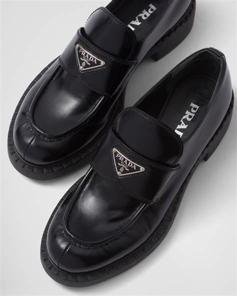 black prada loafers mens|prada black loafers women.